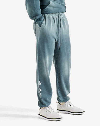 Malbon Clubhouse Sweatpant - Dusty Navy