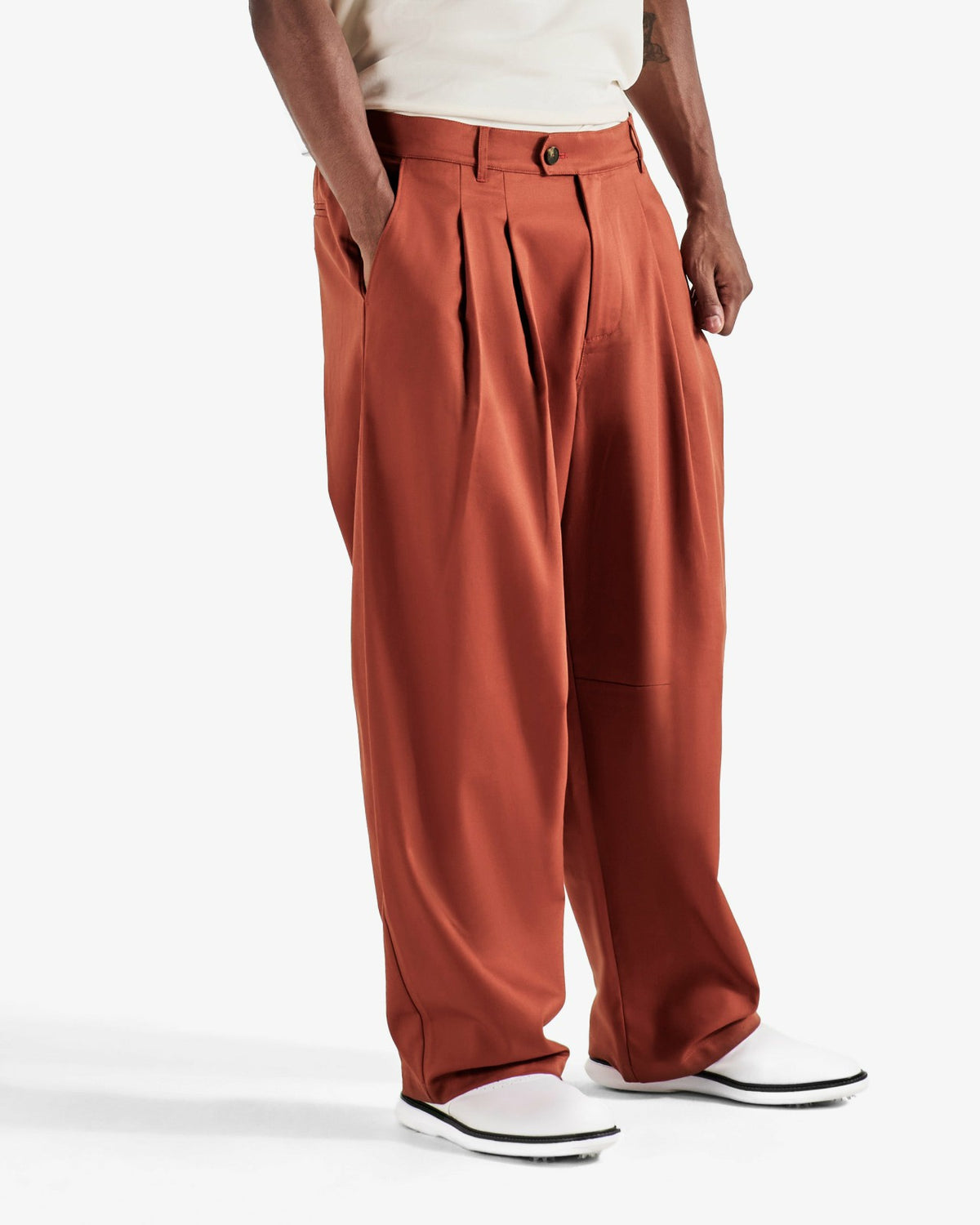 Malbon Milled Pant - Rust