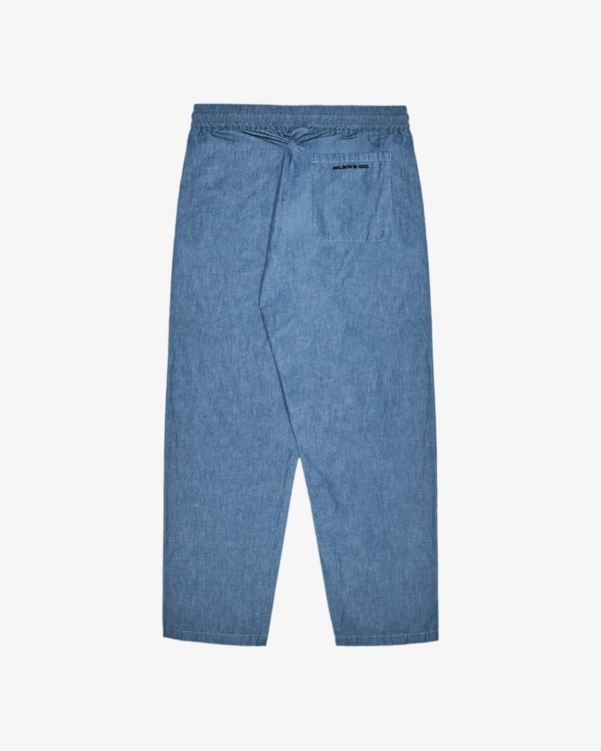 Malbon Gdc Denim Elastic Waist Pant - Light Blue