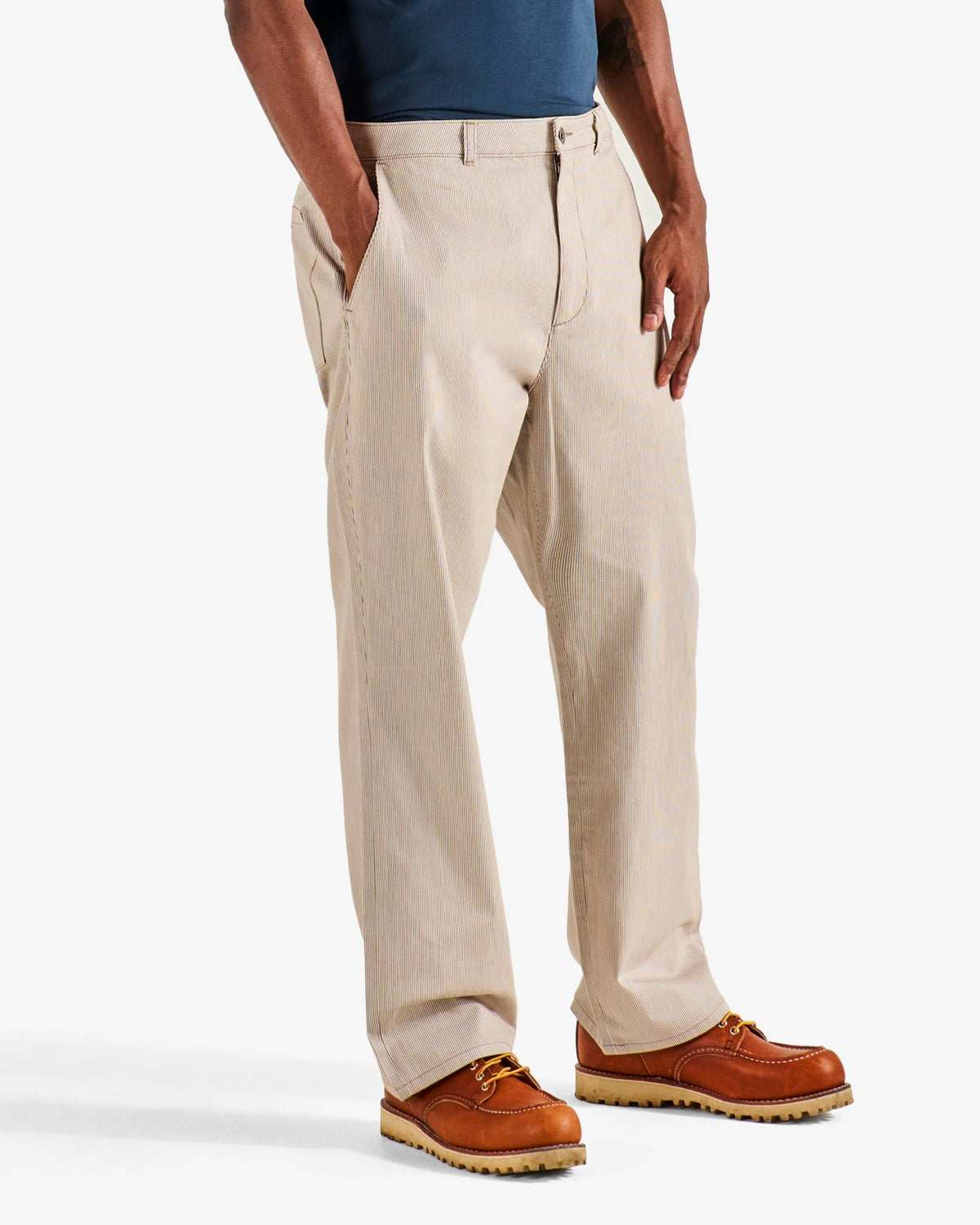 Malbon Hickory Pant - Hickory Brown Stripe
