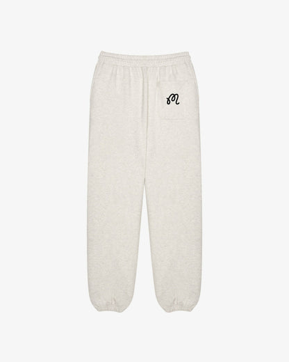 Malbon Clubhouse Sweatpant - Heather Oatmeal