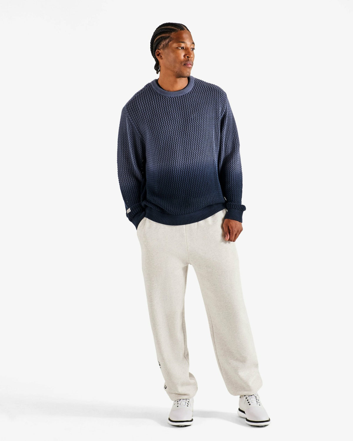 Malbon Clubhouse Sweatpant - Heather Oatmeal