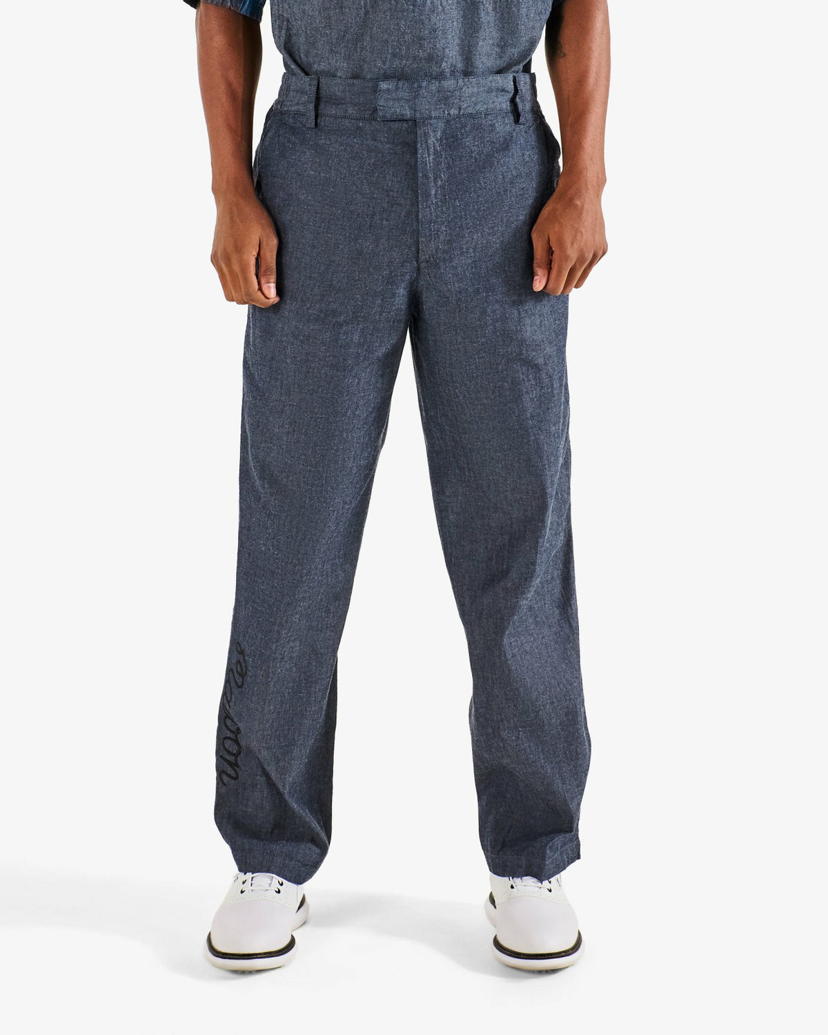 Malbon Gdc Denim Pant - Navy