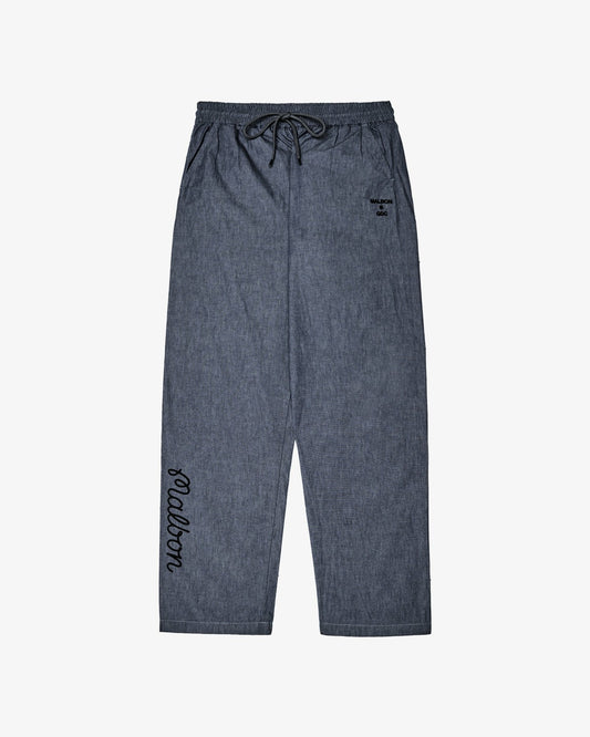Malbon Gdc Denim Elastic Waist Pant - Navy