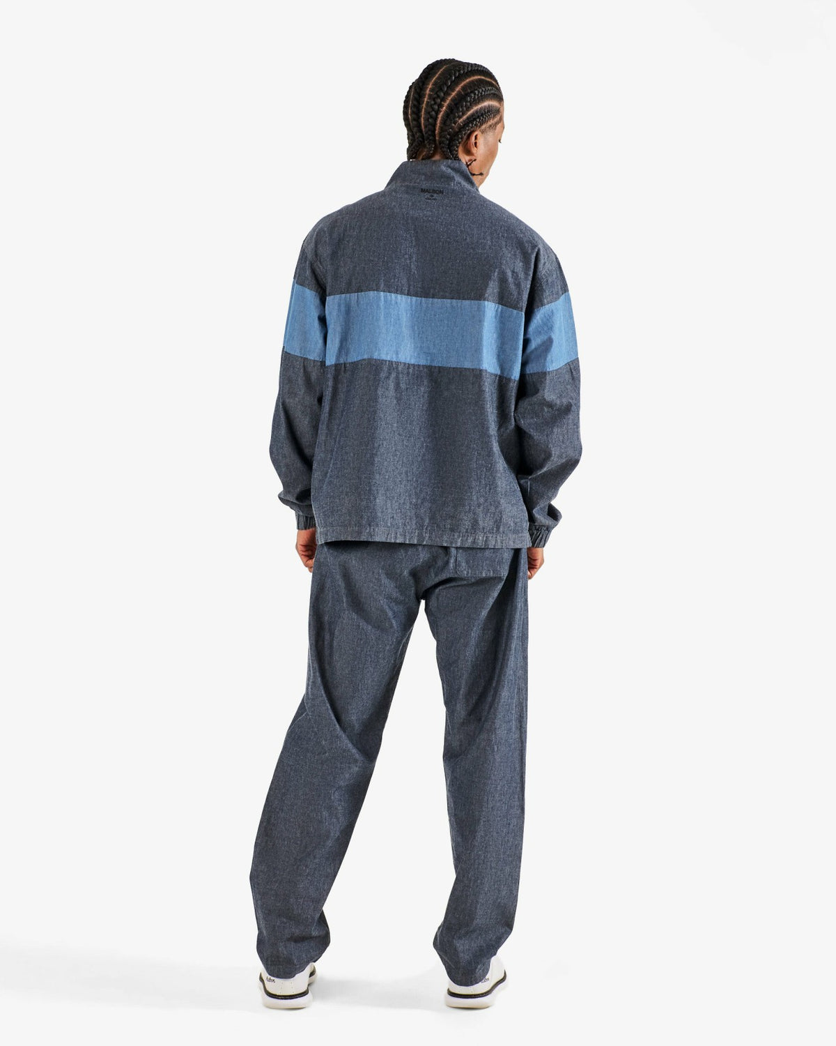 Malbon Gdc Denim Elastic Waist Pant - Navy
