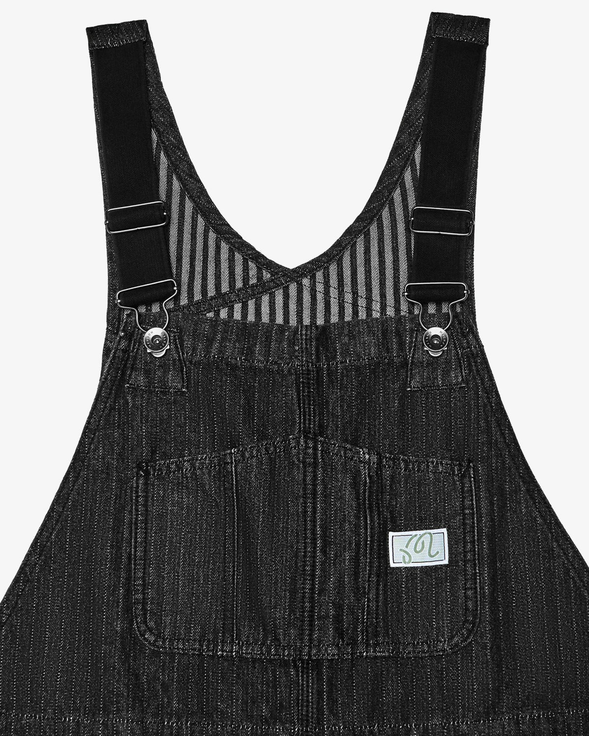 Malbon Foreman Overall - Black Stone Washed Denim