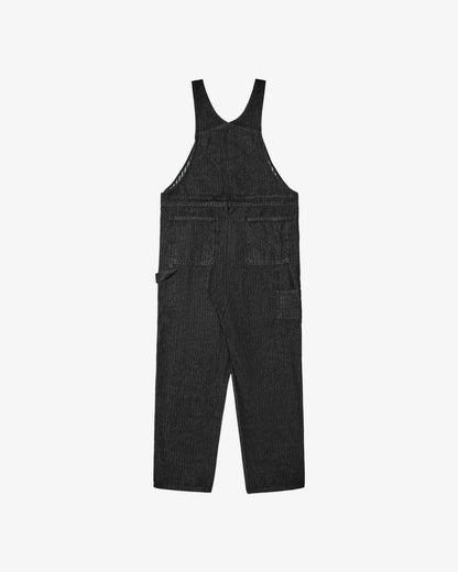 Malbon Foreman Overall - Black Stone Washed Denim