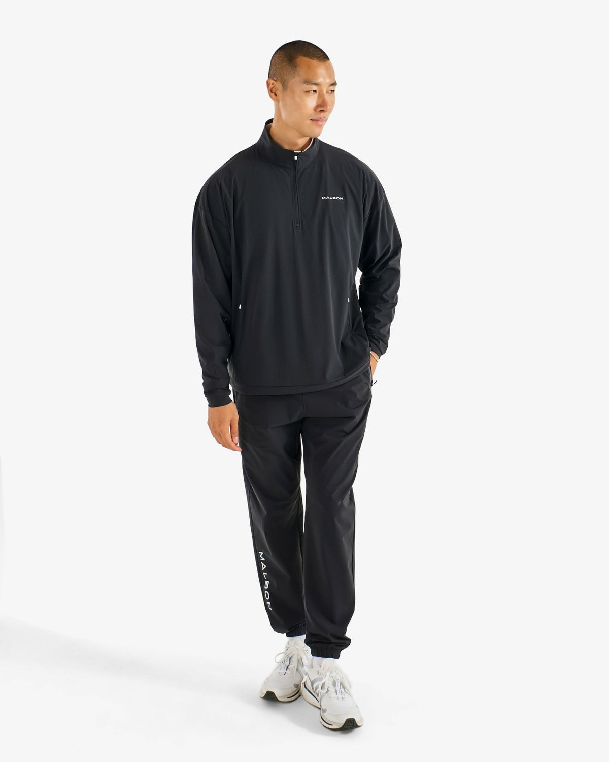 Malbon Performance Nylon Tech Pant - Black