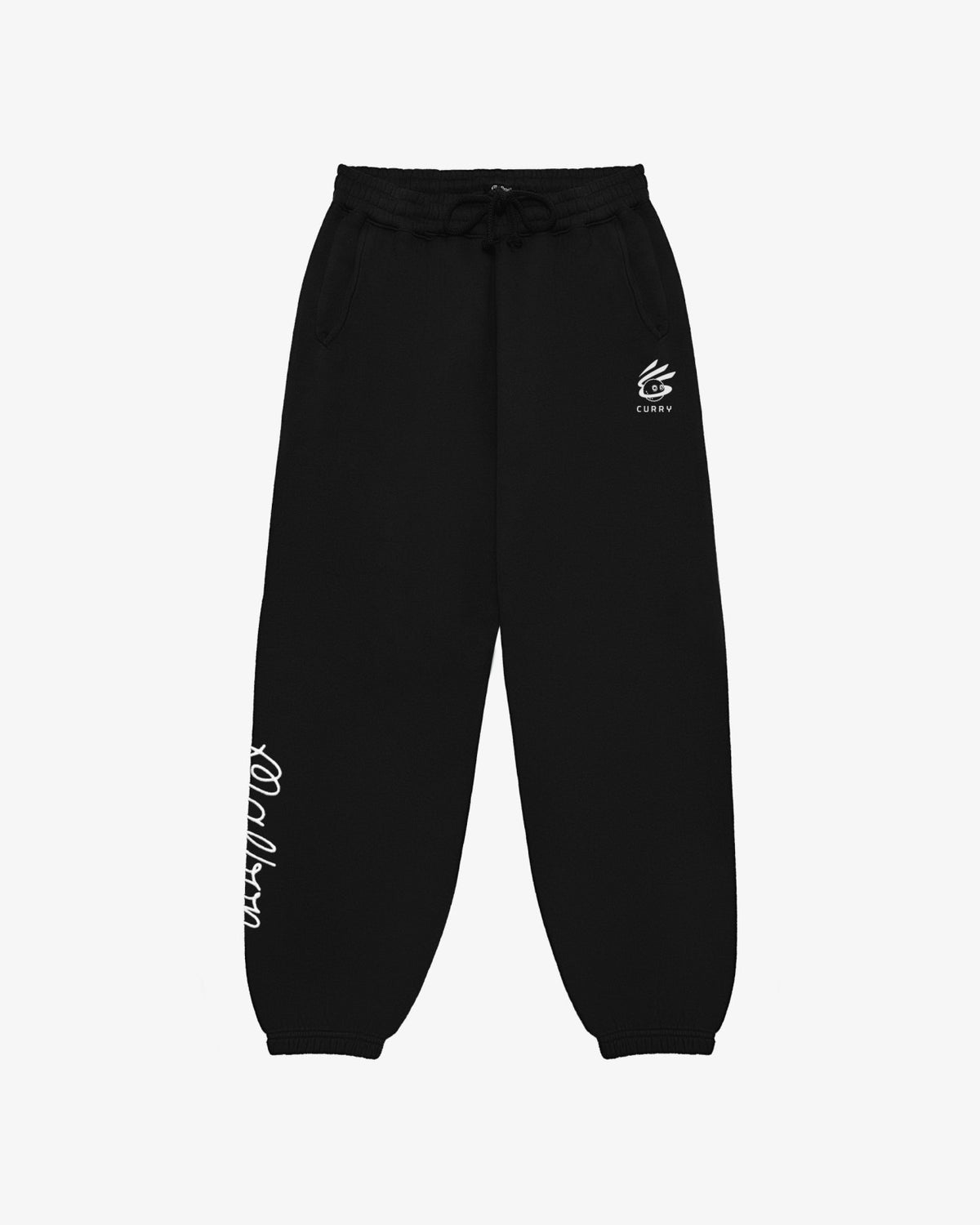 Malbon Curry Brand Clubhouse Sweatpant - Black