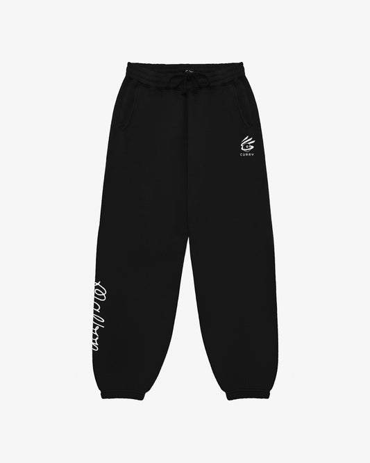 Malbon Curry Brand Clubhouse Sweatpant - Black
