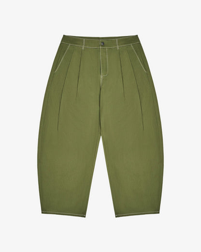 Malbon Station Pant - Military Green