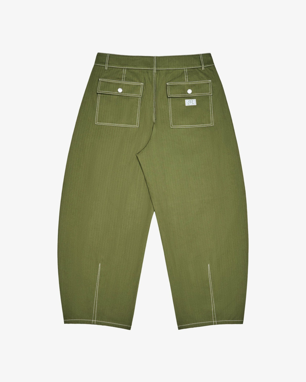 Malbon Station Pant - Military Green