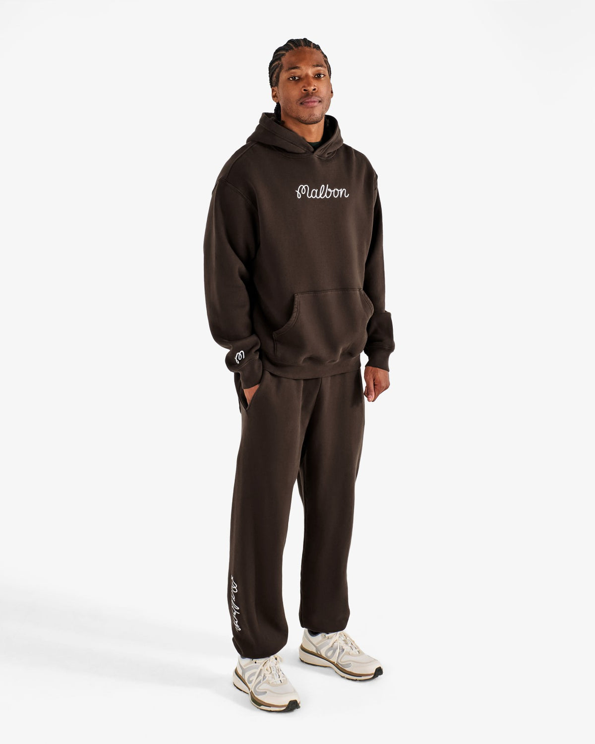 Malbon Clubhouse Sweatpant - Brown