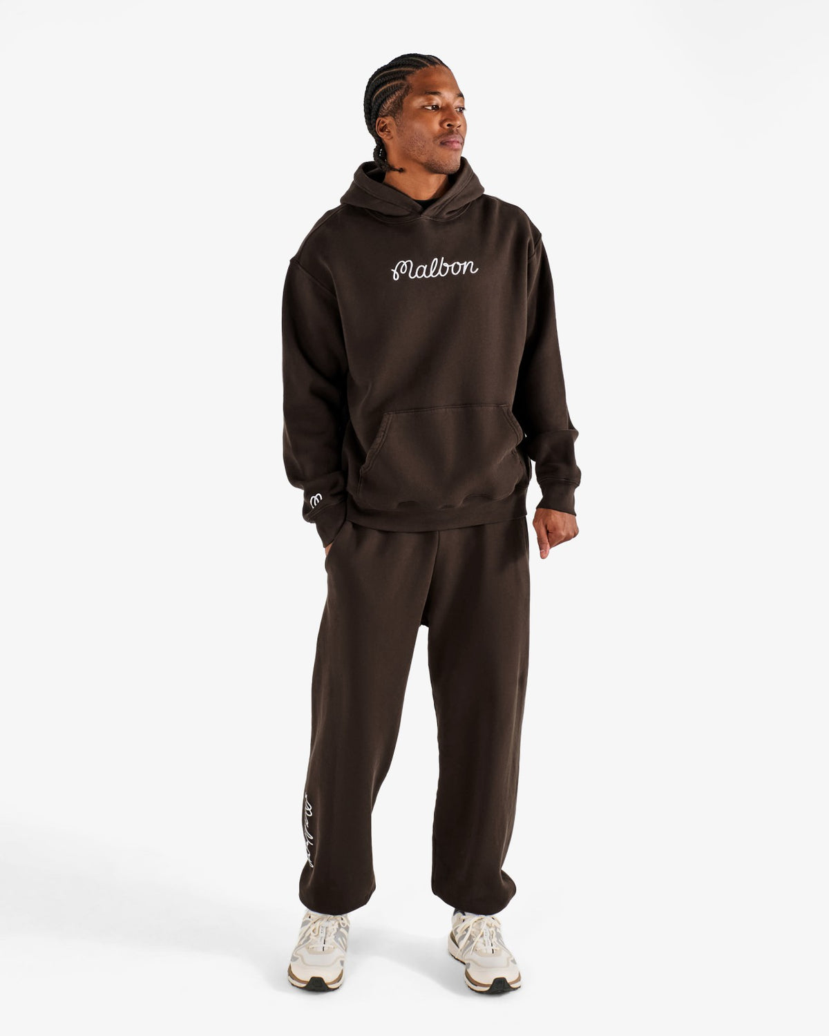 Malbon Clubhouse Sweatpant - Brown