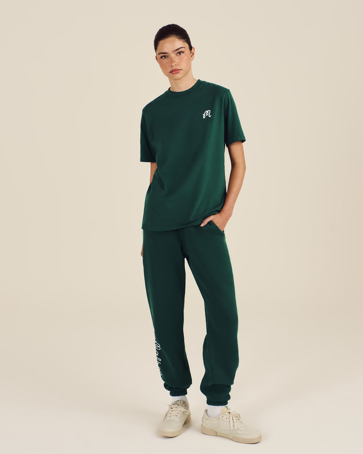 Malbon Clubhouse Sweatpant - Forest