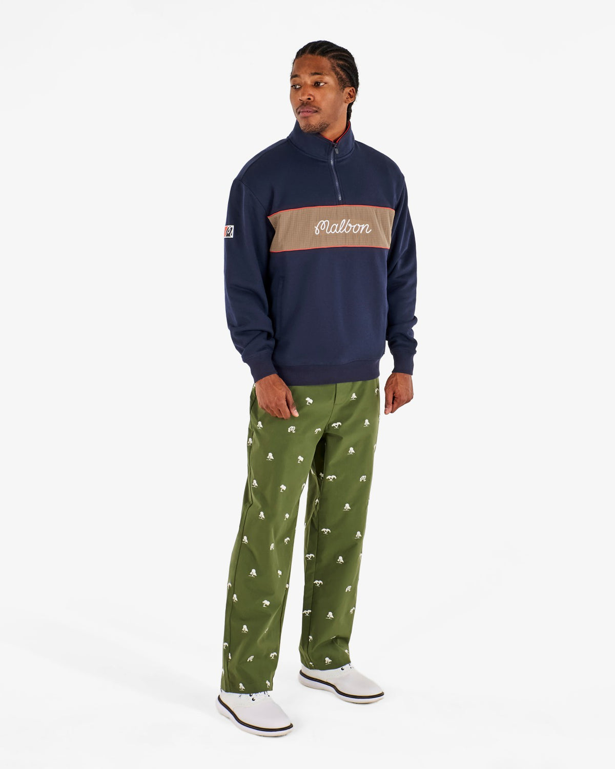 Malbon Torrey Pines Pant - Moss