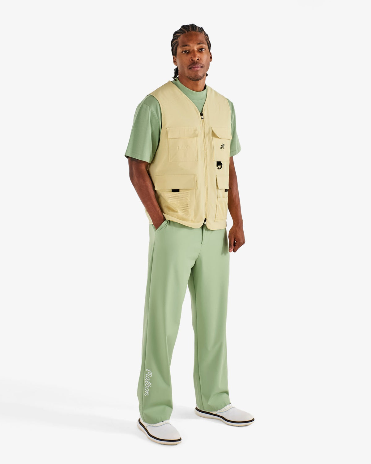 Malbon Magnolia Pant - Seafoam Sage