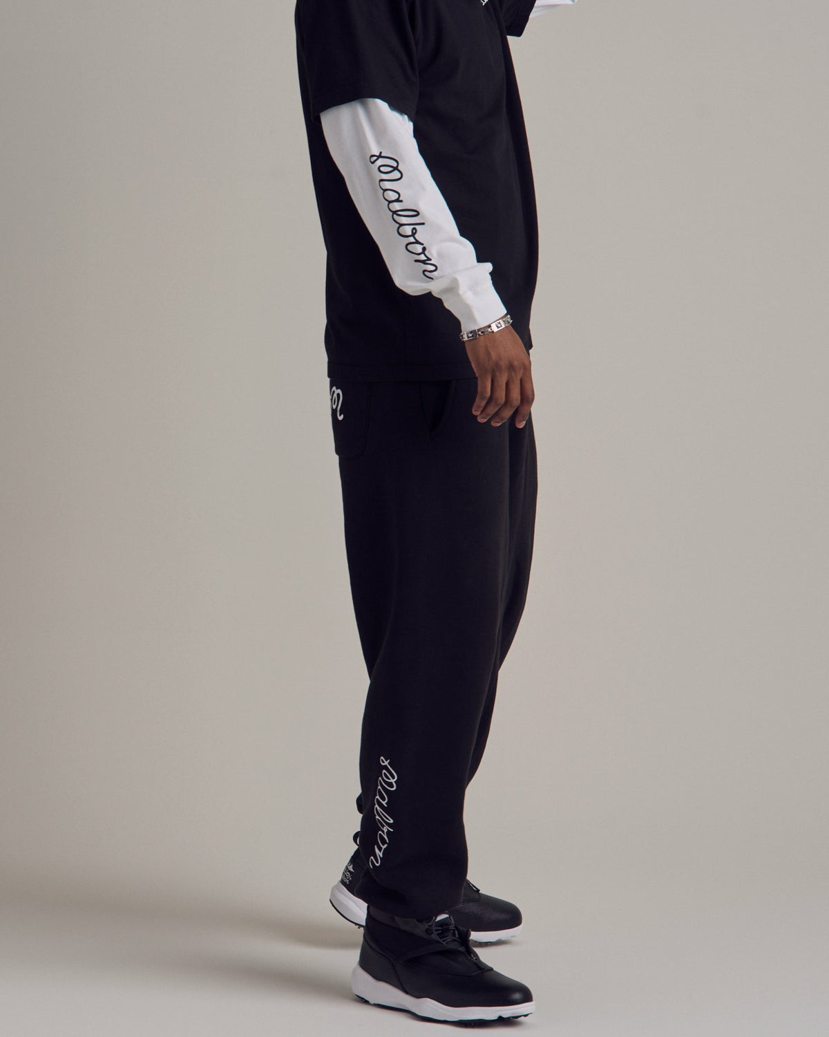 Malbon Clubhouse Sweatpant - Black