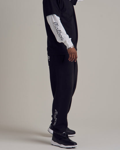 Malbon Clubhouse Sweatpant - Black