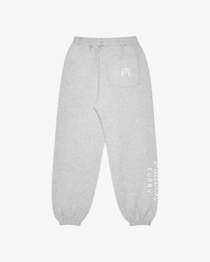 Malbon Curry Brand Clubhouse Sweatpant - Ash Heather