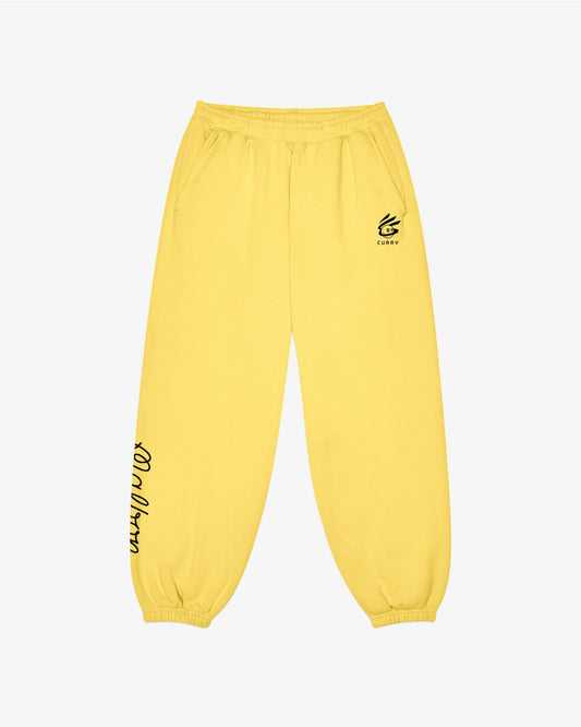 Malbon Curry Brand Clubhouse Sweatpant - Yellow