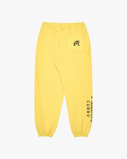 Malbon Curry Brand Clubhouse Sweatpant - Yellow