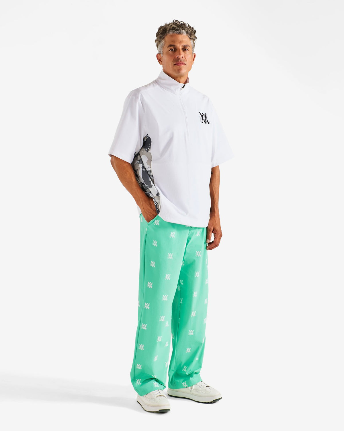 Malbon Arsham Monogram Pant - Arsham Green