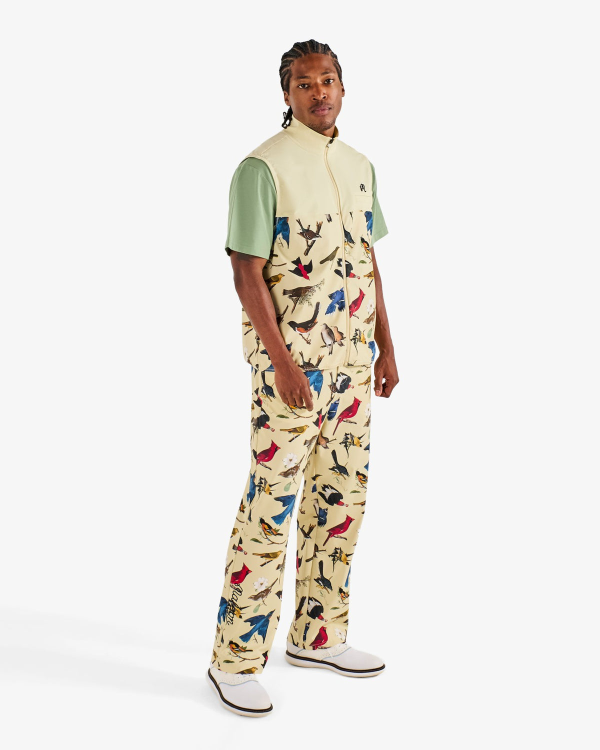 Malbon Birds Of Georgia Magnolia Pant - Bird Print