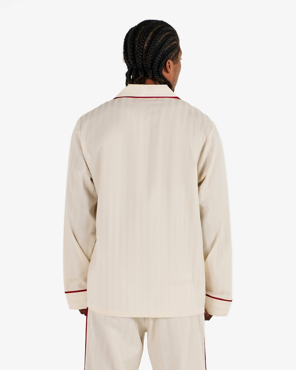 Malbon Kip Men'S Premium Cotton Pajama Set - Beige
