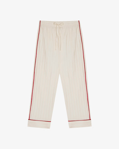 Malbon Kip Men'S Premium Cotton Pajama Set - Beige