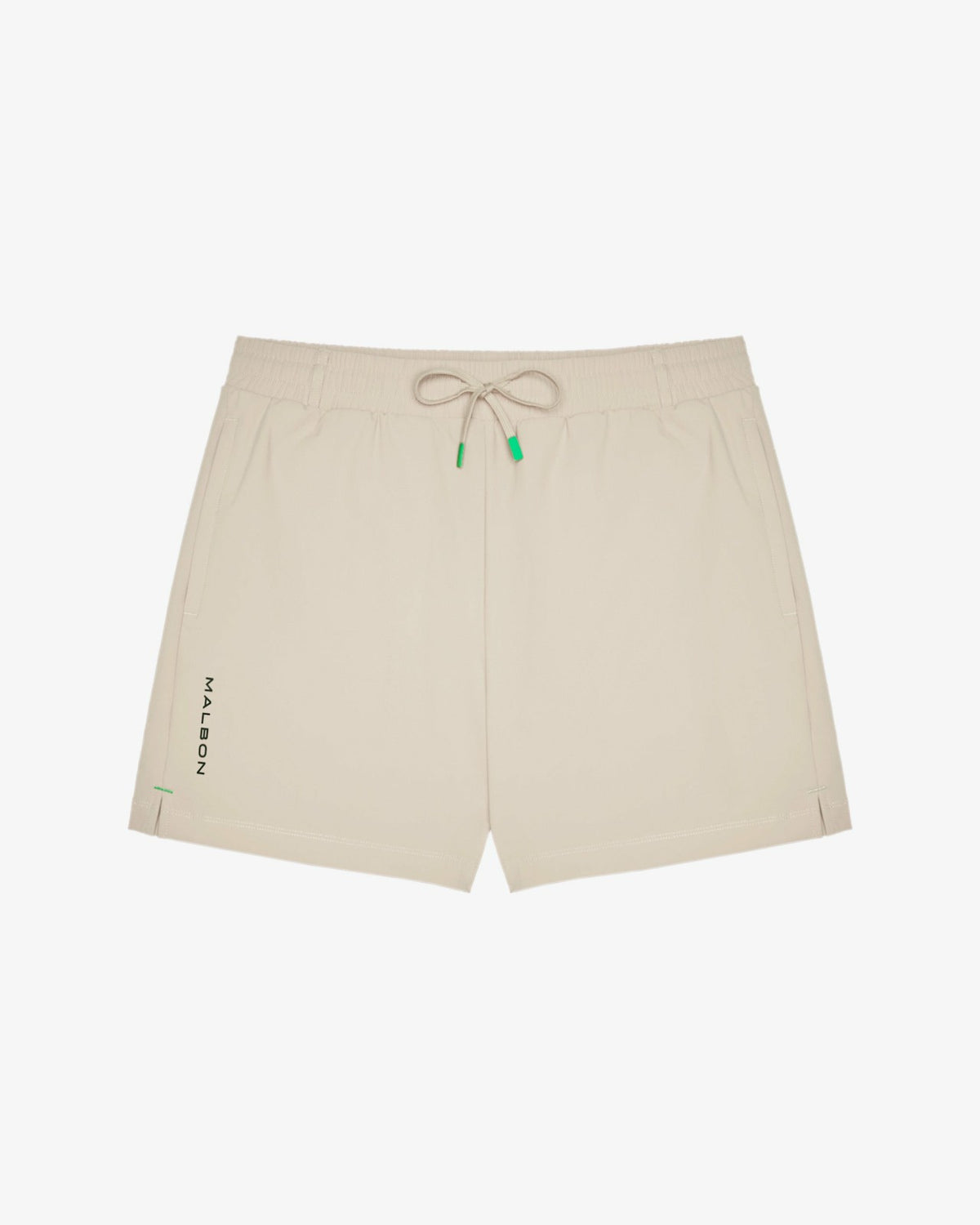 Malbon Performance Poly Tech Short - Tan