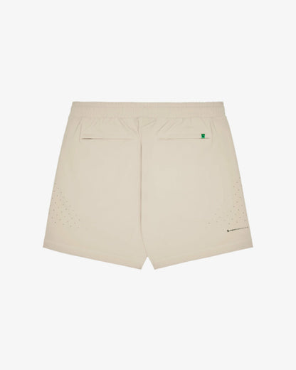 Malbon Performance Poly Tech Short - Tan