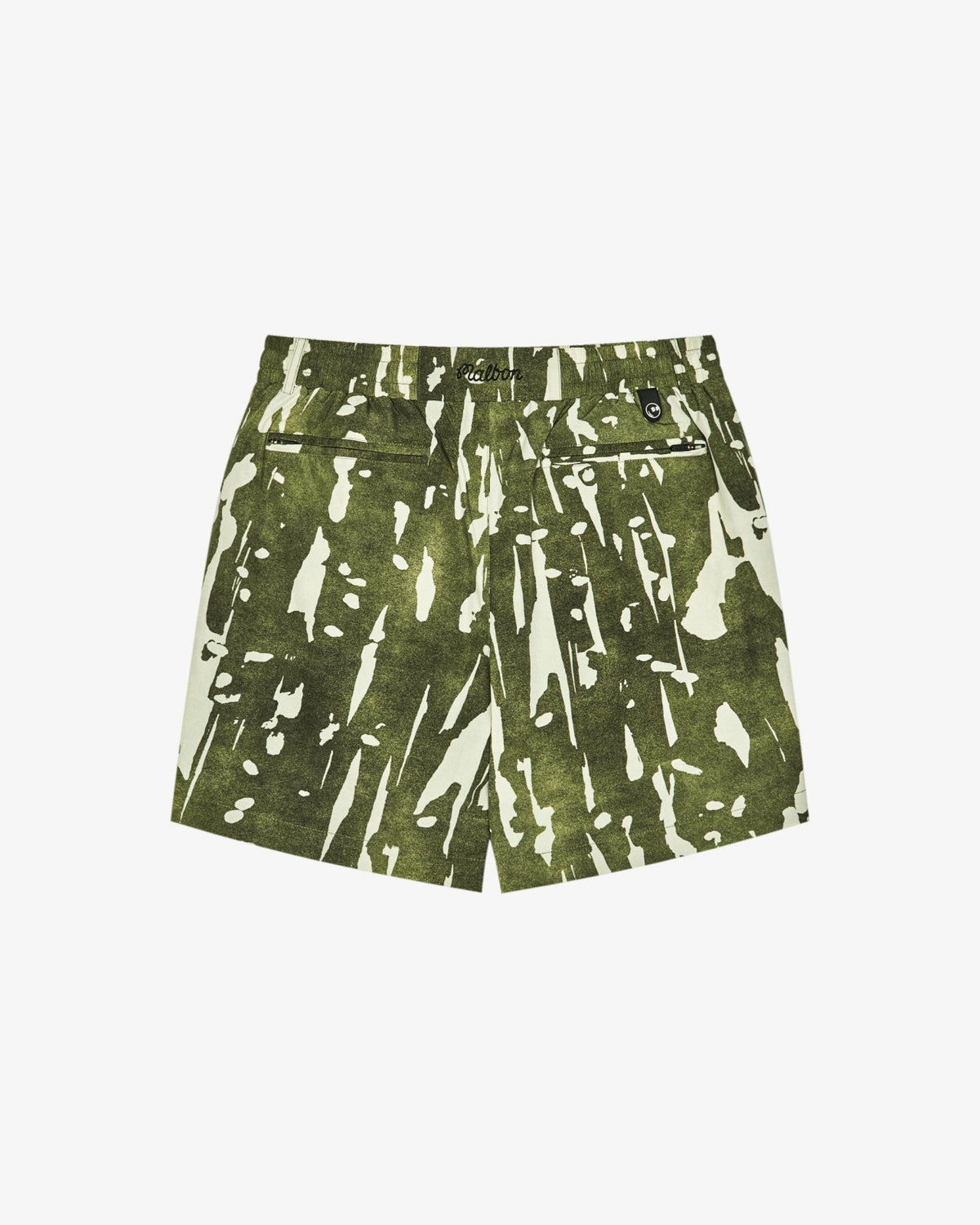 Malbon Scooter Inkwash Short - Olive Inkwash