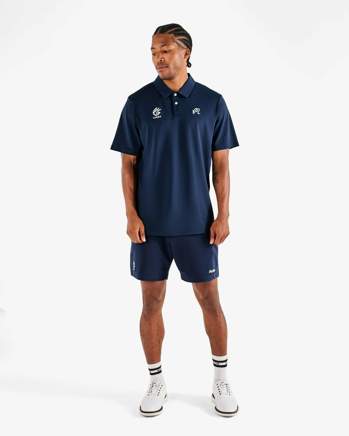 Malbon Curry Brand Ripley Short - Navy