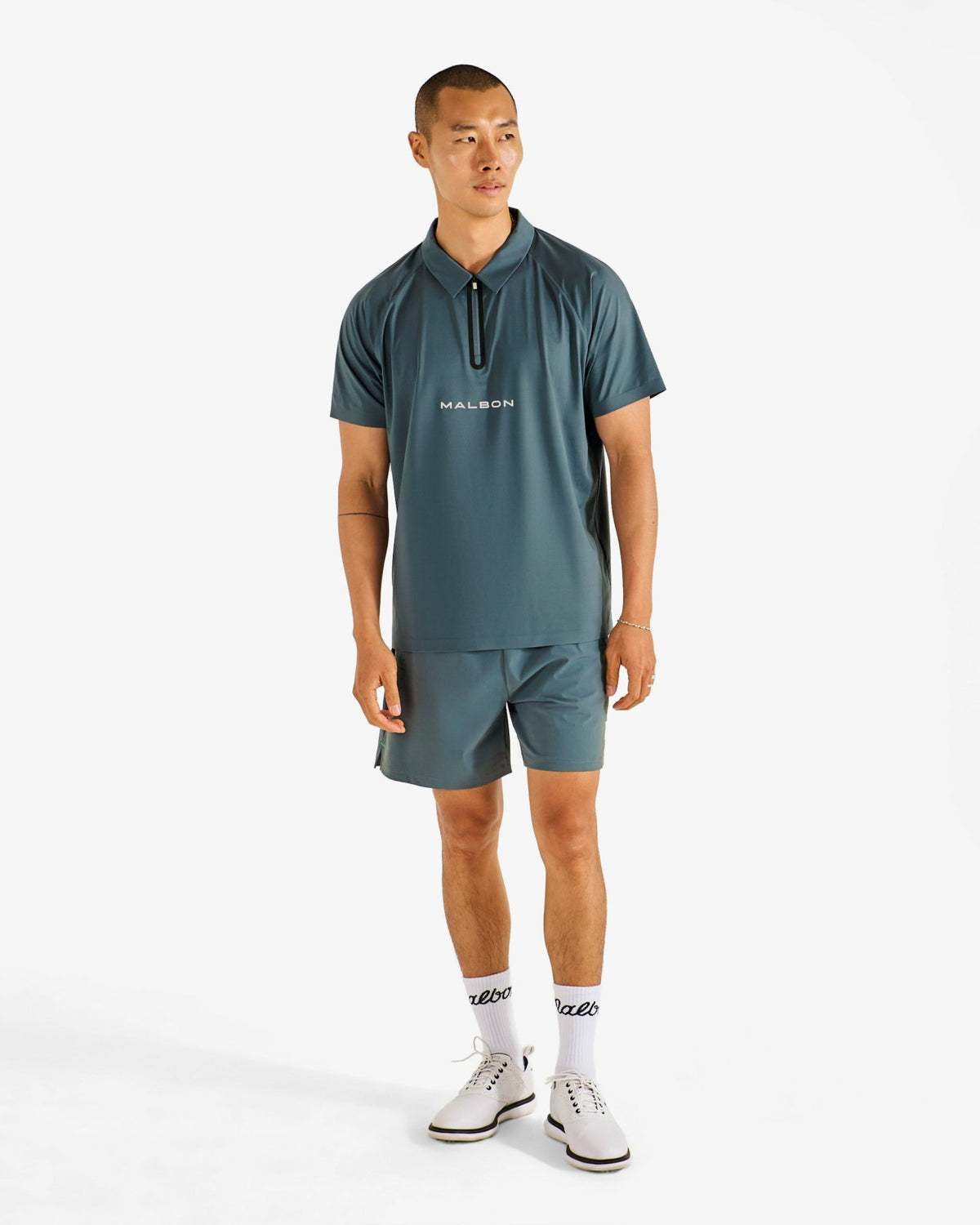 Malbon Performance 2-1 Short - Dark Slate
