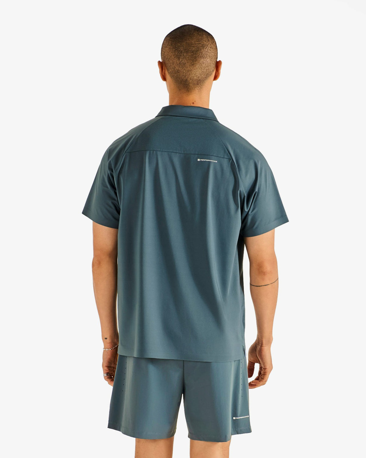 Malbon Performance 2-1 Short - Dark Slate