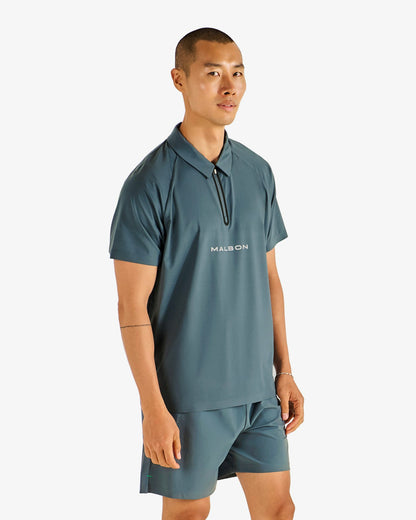 Malbon Performance 2-1 Short - Dark Slate
