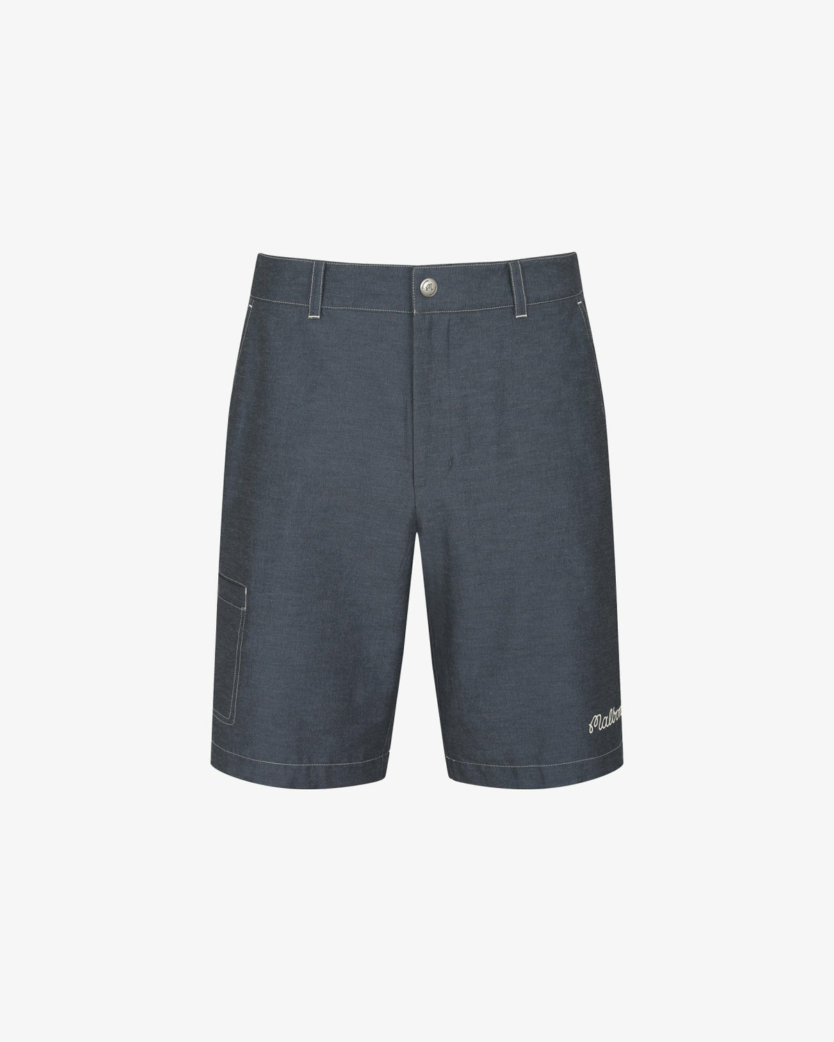 Malbon Studio Seoul Stitch-Point Short - Navy