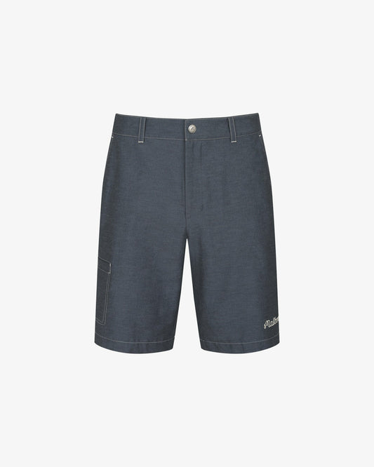 Malbon Studio Seoul Stitch-Point Short - Navy