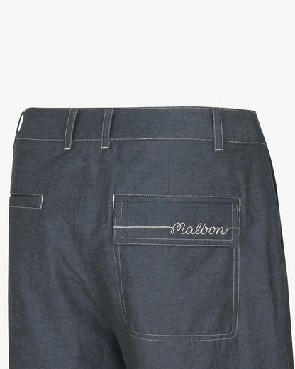 Malbon Studio Seoul Stitch-Point Short - Navy