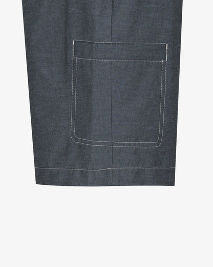 Malbon Studio Seoul Stitch-Point Short - Navy