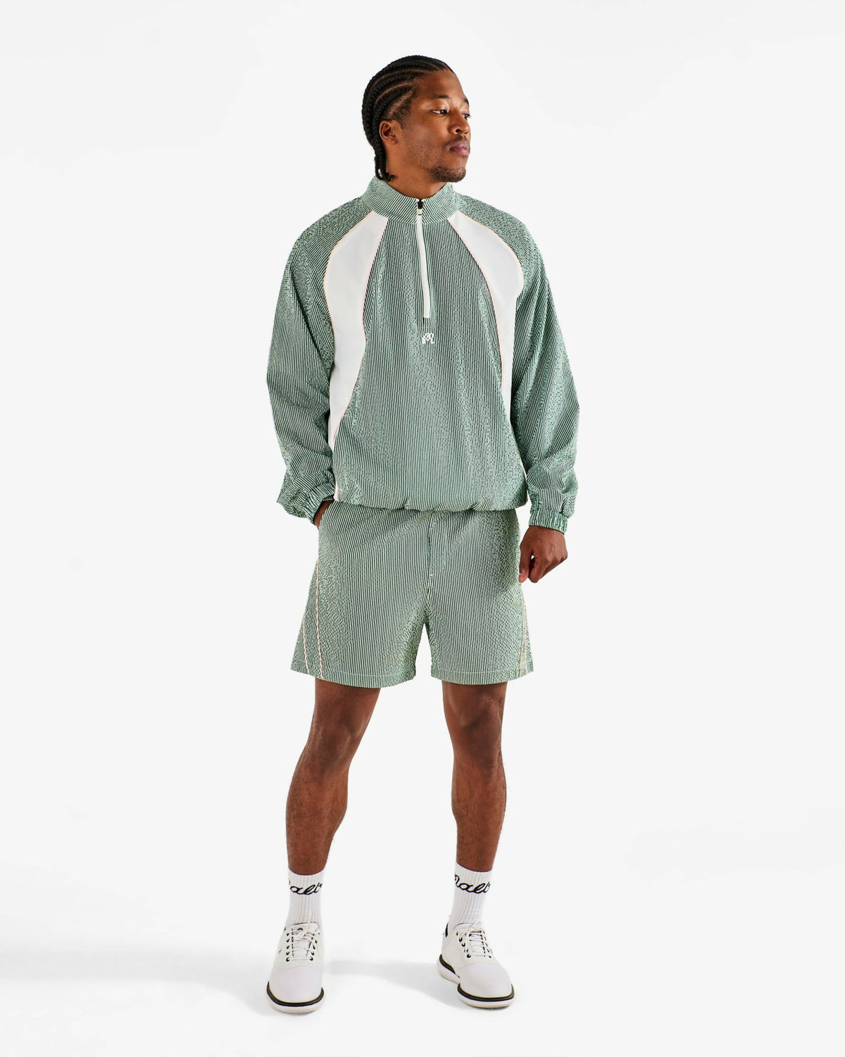 Malbon Valero Short - Garden Green Multi