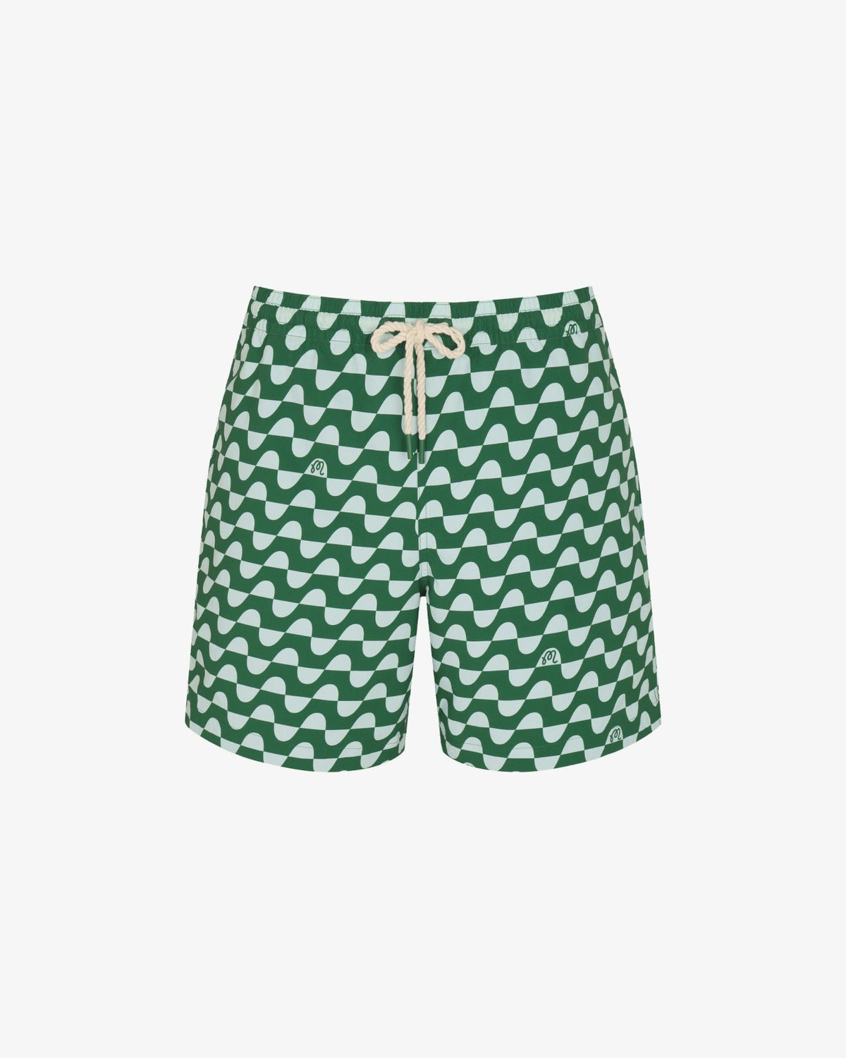 Malbon Studio Seoul Printed Trunks - Green