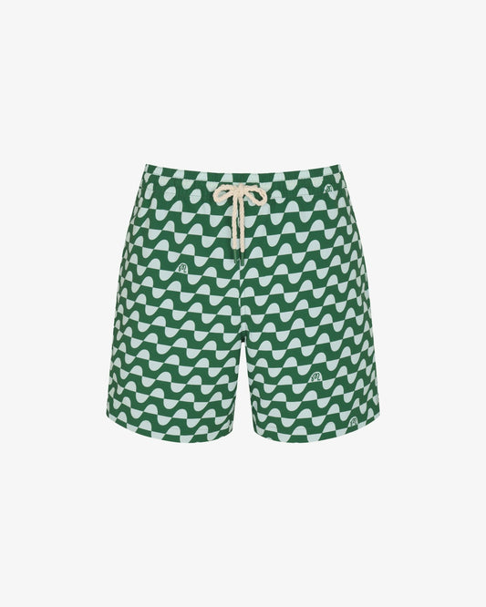 Malbon Studio Seoul Printed Trunks - Green