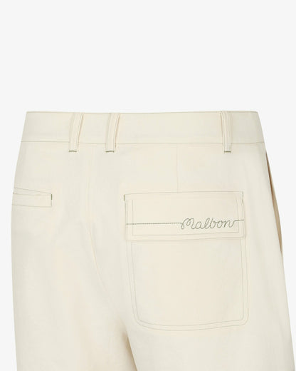 Malbon Studio Seoul Stitch-Point Short - Cream