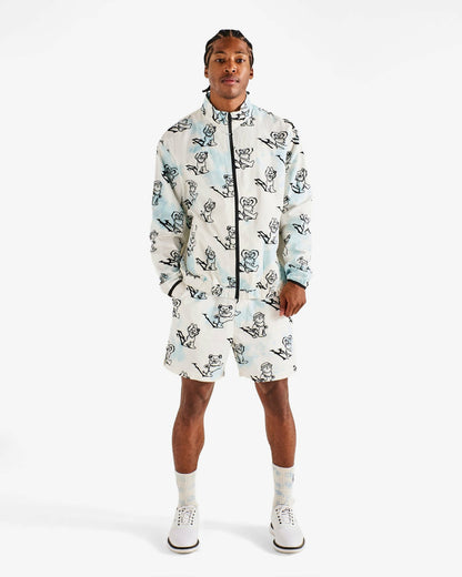 Malbon Grateful Dead Scooter Alphabet Short - Light Blue