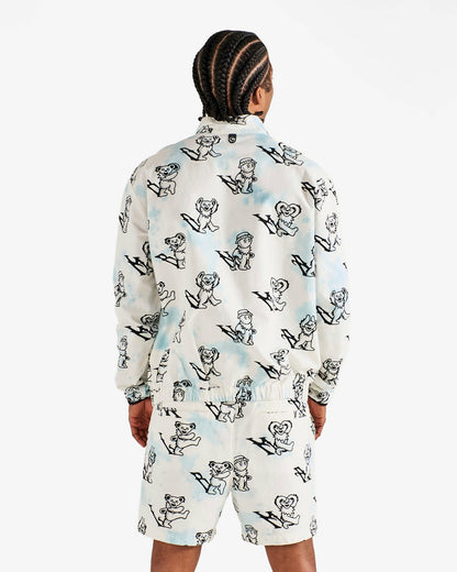 Malbon Grateful Dead Scooter Alphabet Short - Light Blue