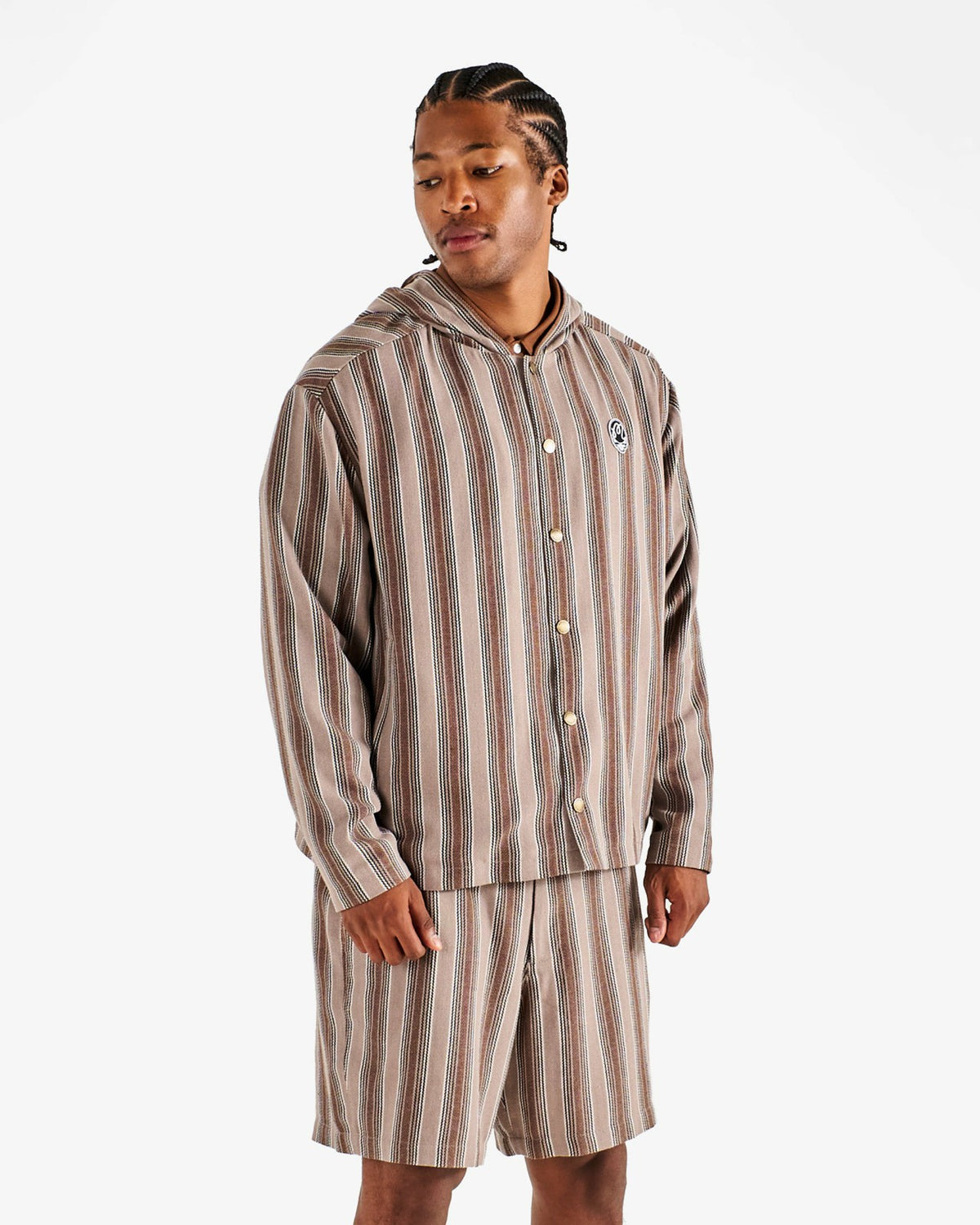 Malbon Grateful Dead Ripley Blanket Short - Brown