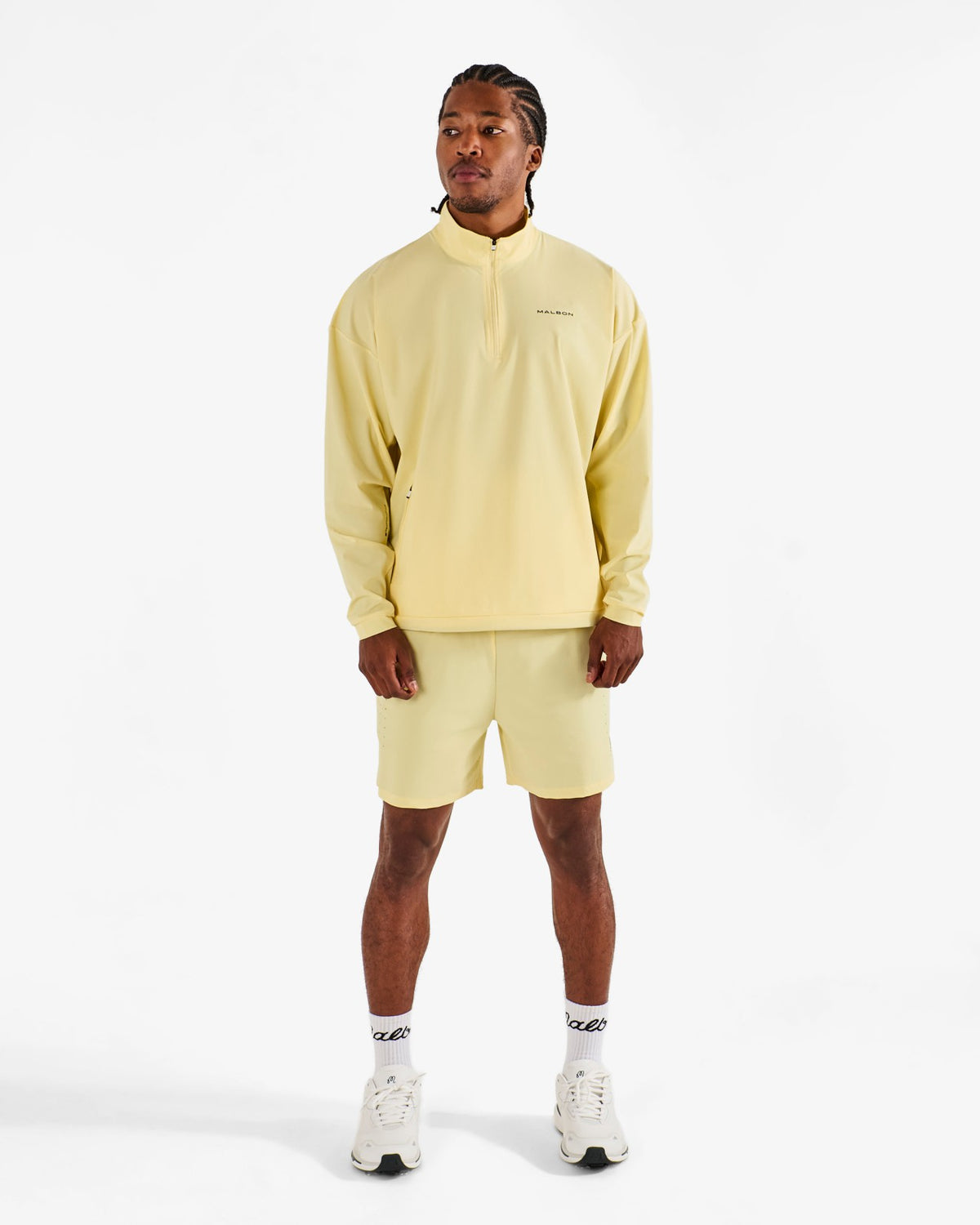 Malbon Performance 2-1 Short - Mellow Yellow