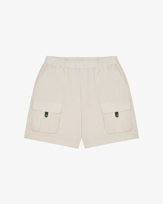Malbon Bass Club Seersucker Windshort - Ivory